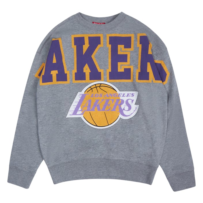 Women's Lakers Logo Fleece, Female, Kläder, hoodies och sweatshirts, Grå, L