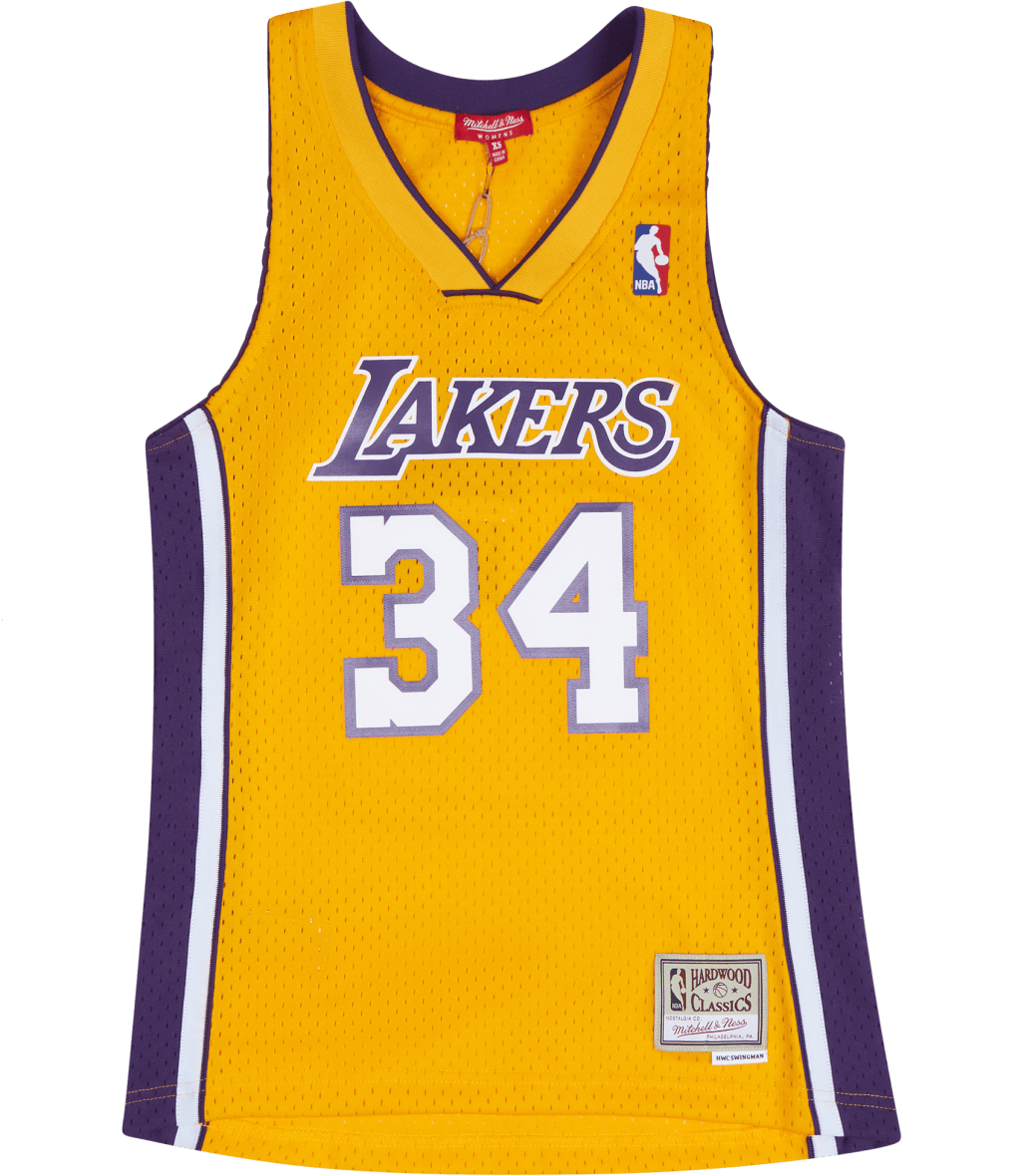 Women's Lakers Swingman Jersey - O'Neal, Female, Ropa, Jersey, Amarillo, XL