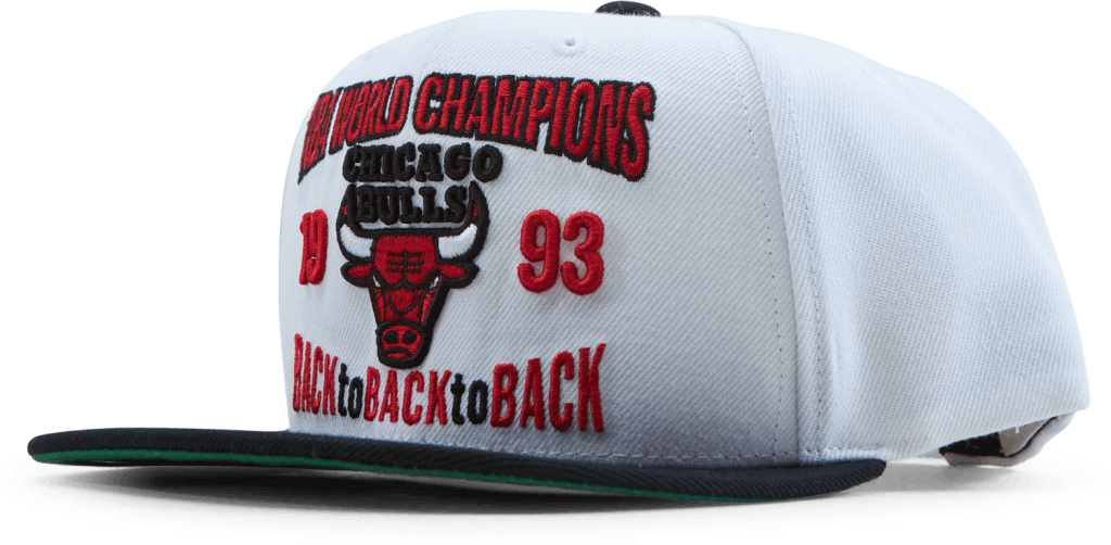 Bulls Back To 93 Snapback, Unisex, Kläder, Mössor & Kepsar, Vit, ONESIZE