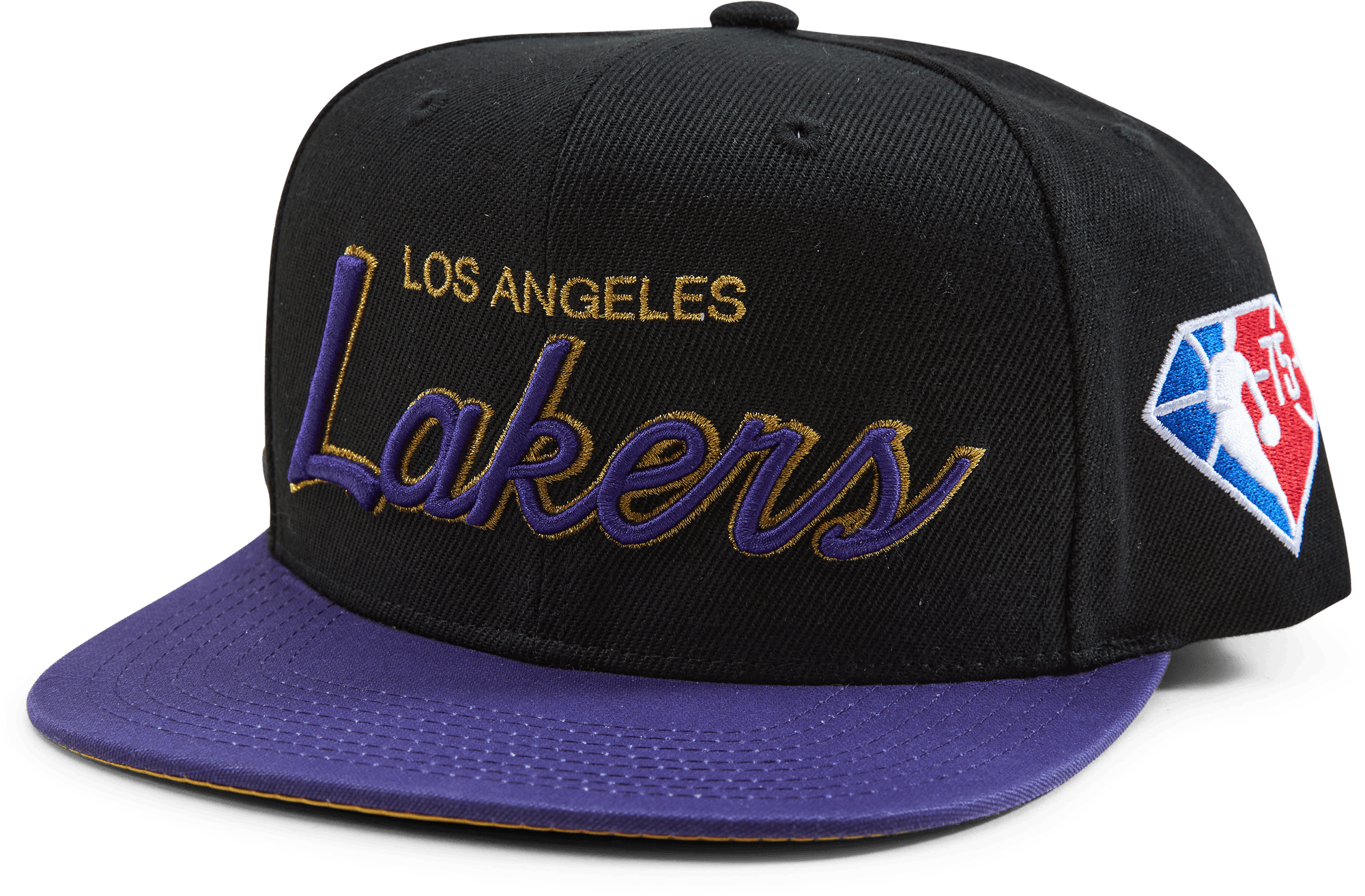 Lakers NBA 75th Gold Snapback