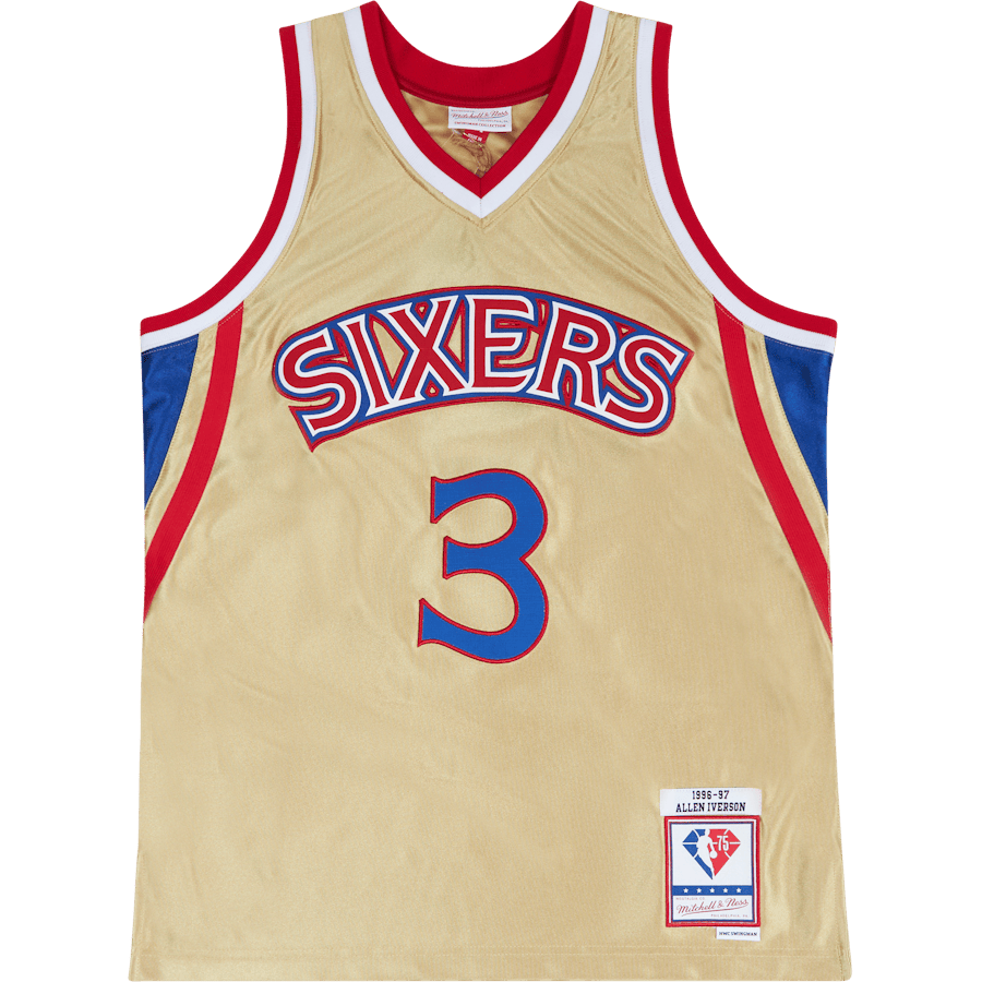76ers Nba 75th Gold Swingman