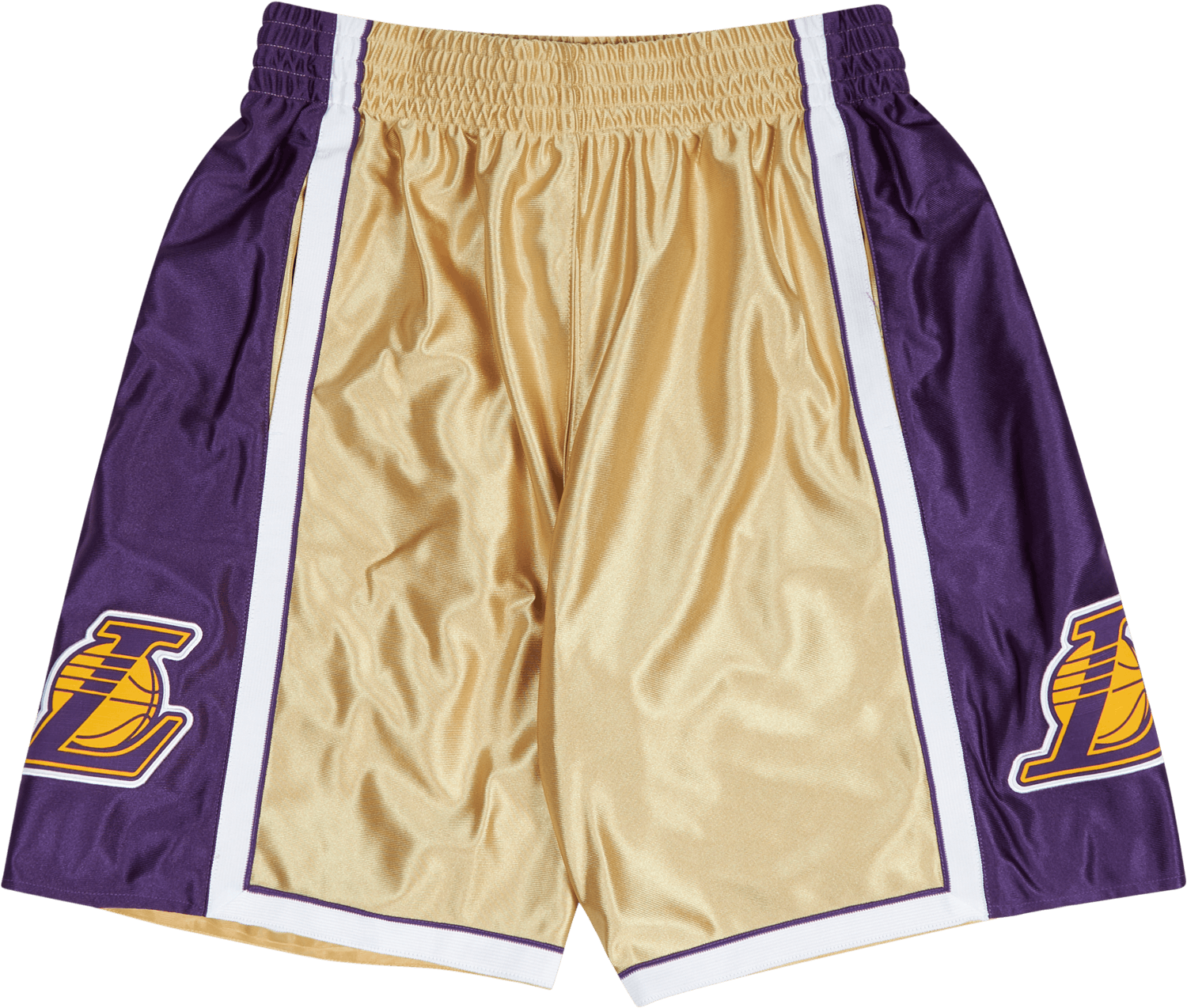 Lakers Nba 75th Gold Swingman  Gold, Male, Odevy, Bottoms, Viacfarebná, L