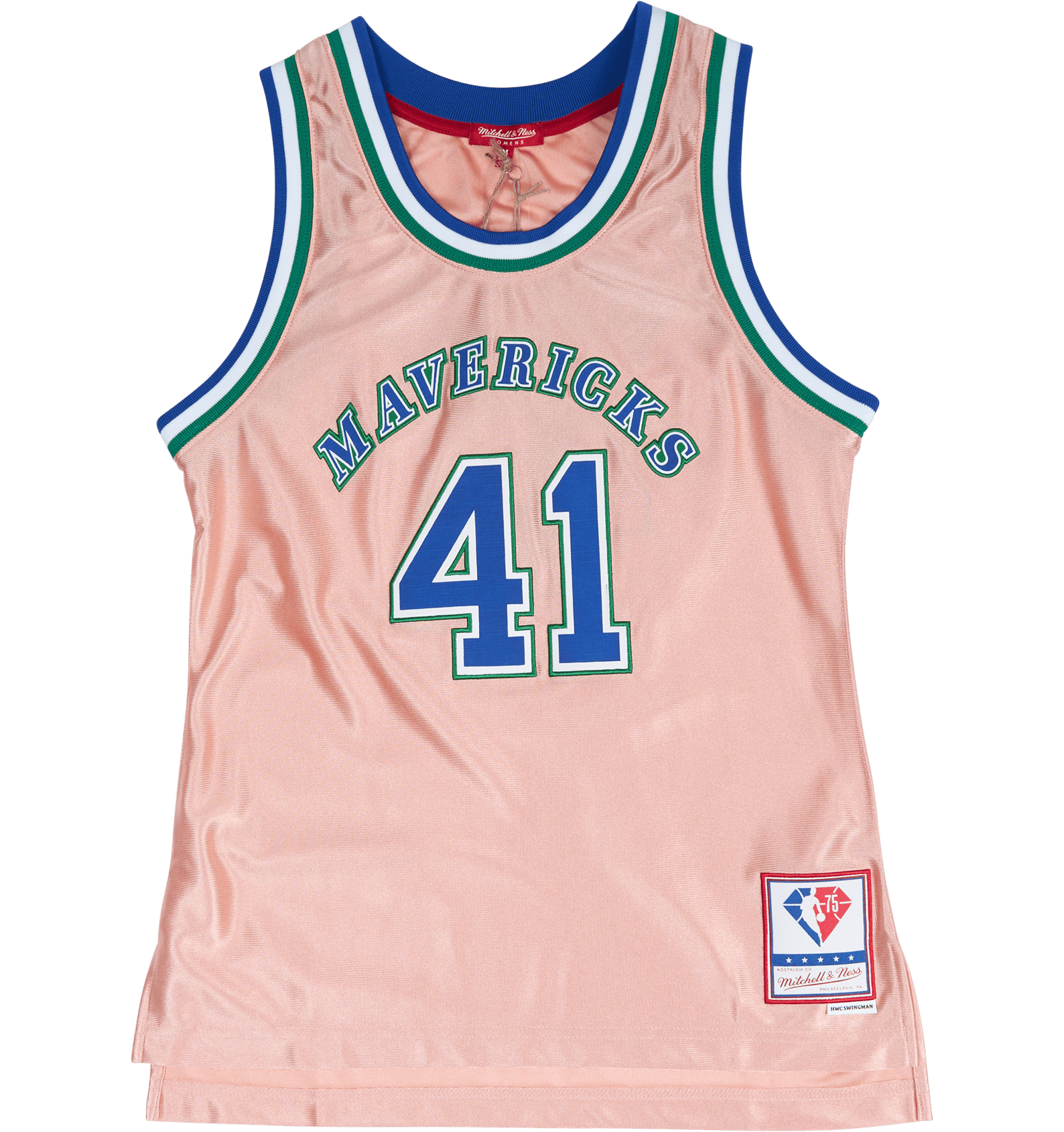 Mavs Nba W 75th Rose Gold Swingman