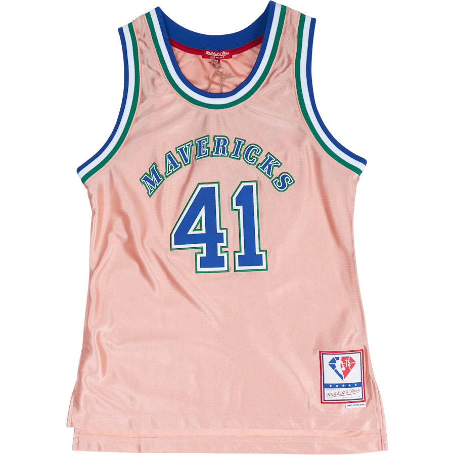 Mavs Nba W 75th Rose Gold Swingman
