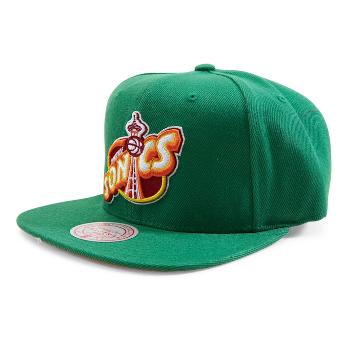 Supersonics Like Mike Snapback, Unisex, Apparels, Hats & Caps, Green, ONESIZE