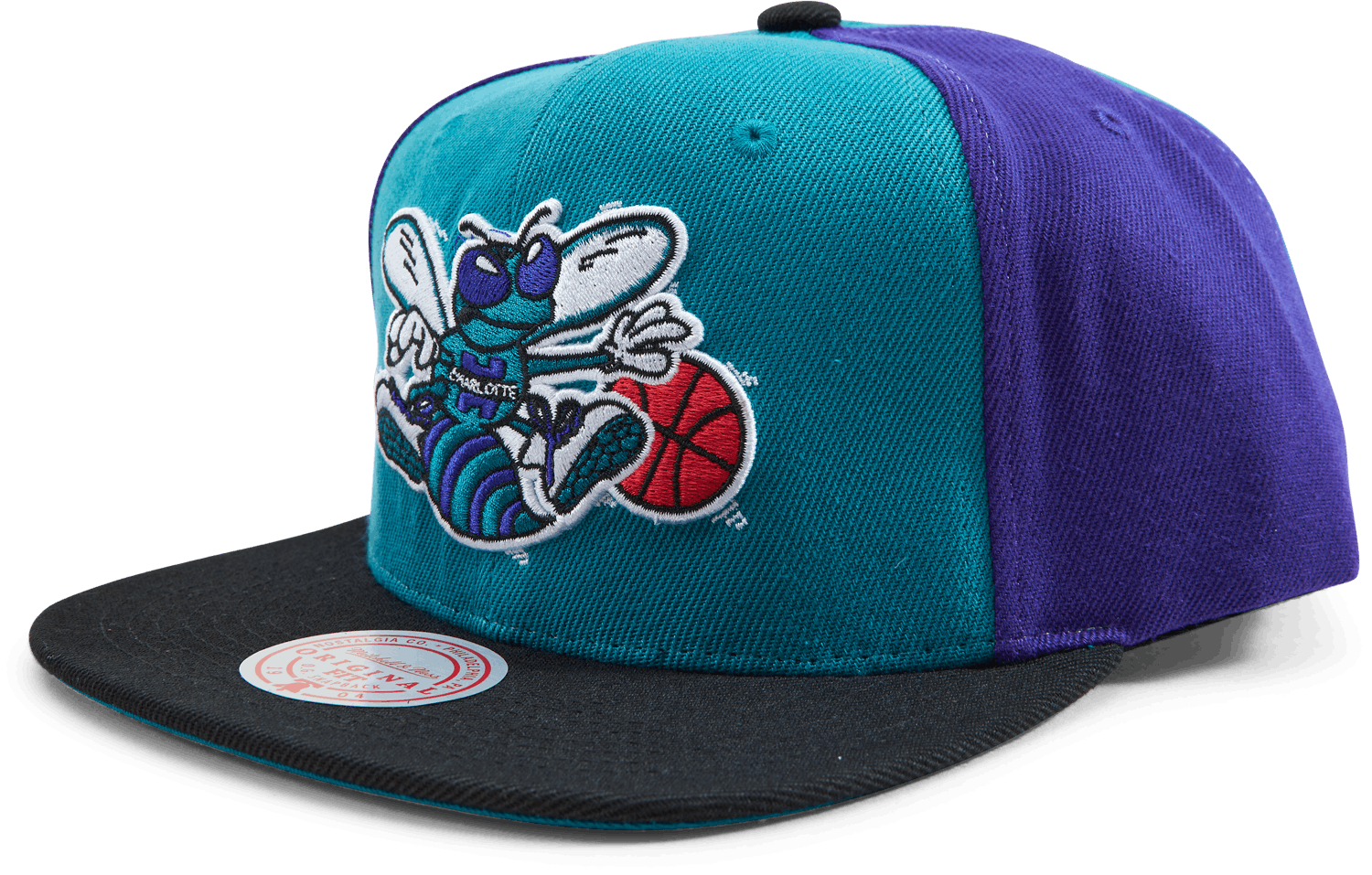 Hornets On The Block Snapback, Unisex, Apparels, Hats & Caps, Turquoise/Black, ONESIZE