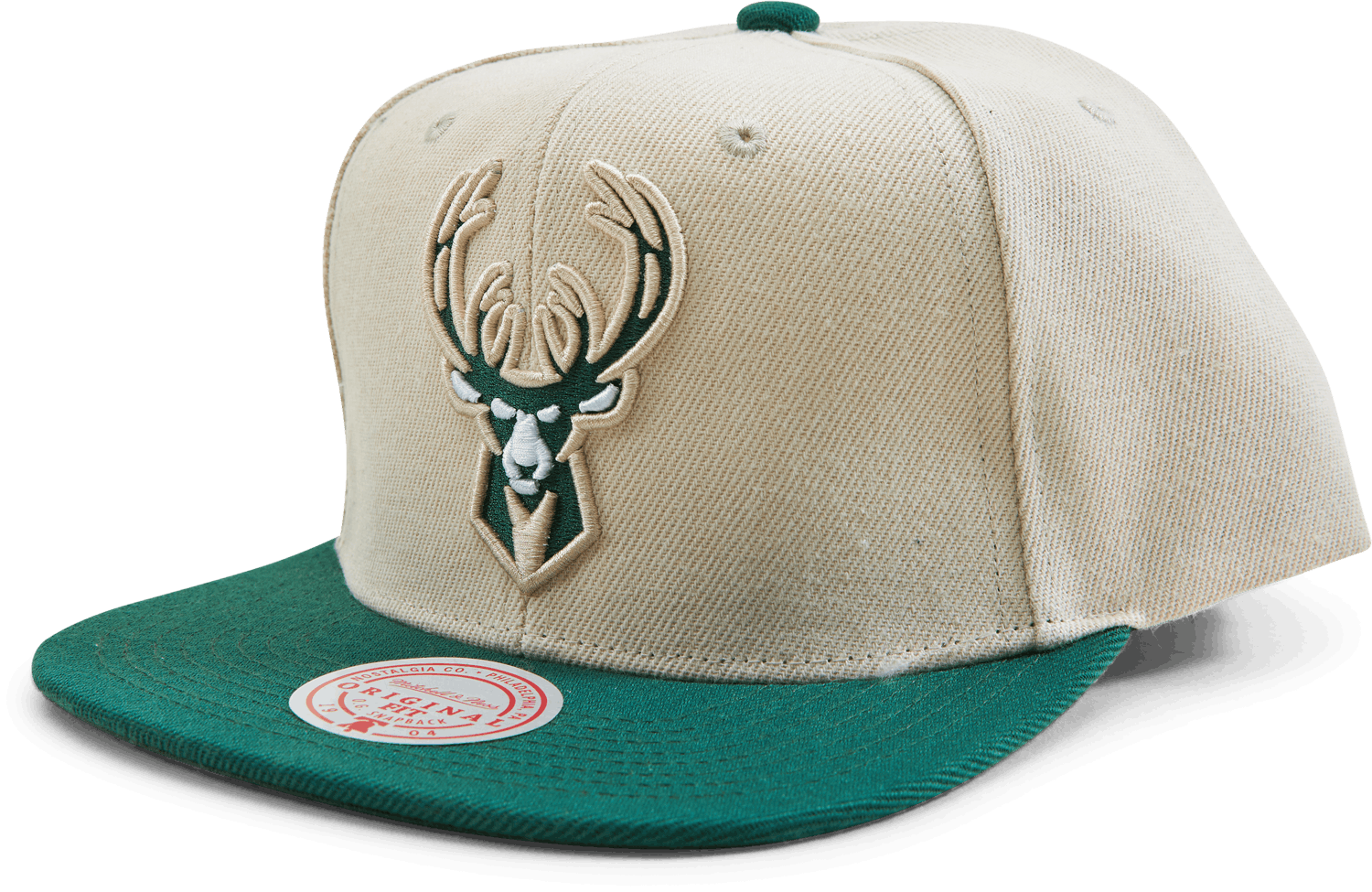 Bucks Core Basics Snapback, Unisex, Kleding, Hoeden en petten, Wit/Groen, ONESIZE