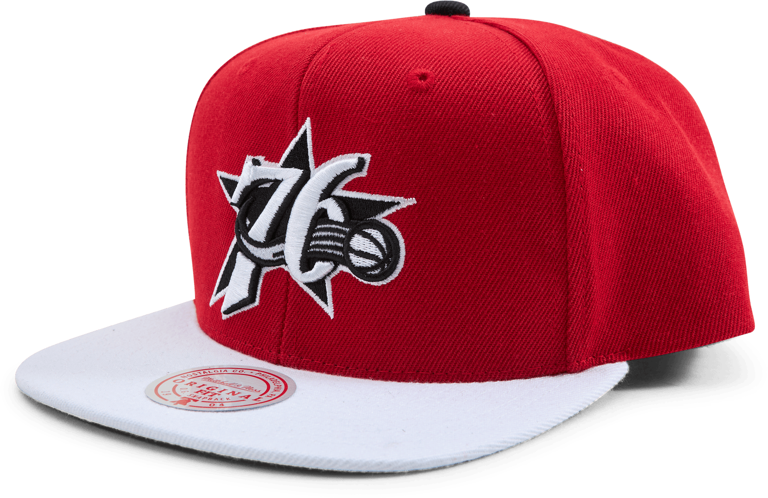 76ers Cardinal 2 Tone snapback