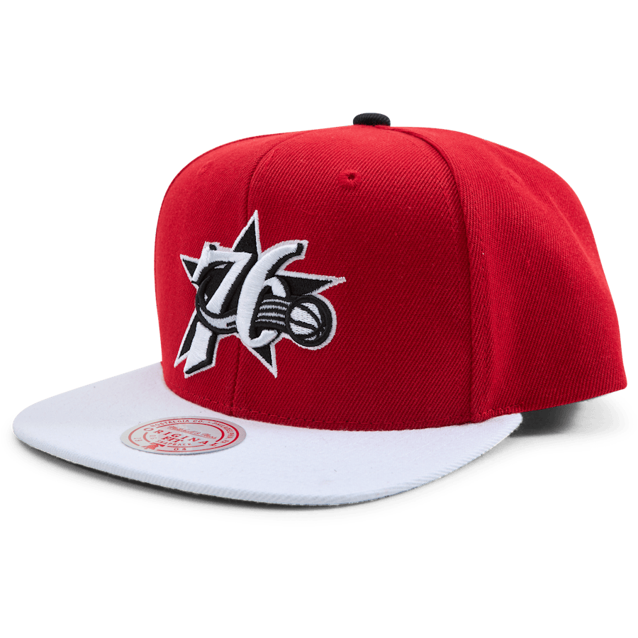 76ers Cardinal 2 Tone snapback