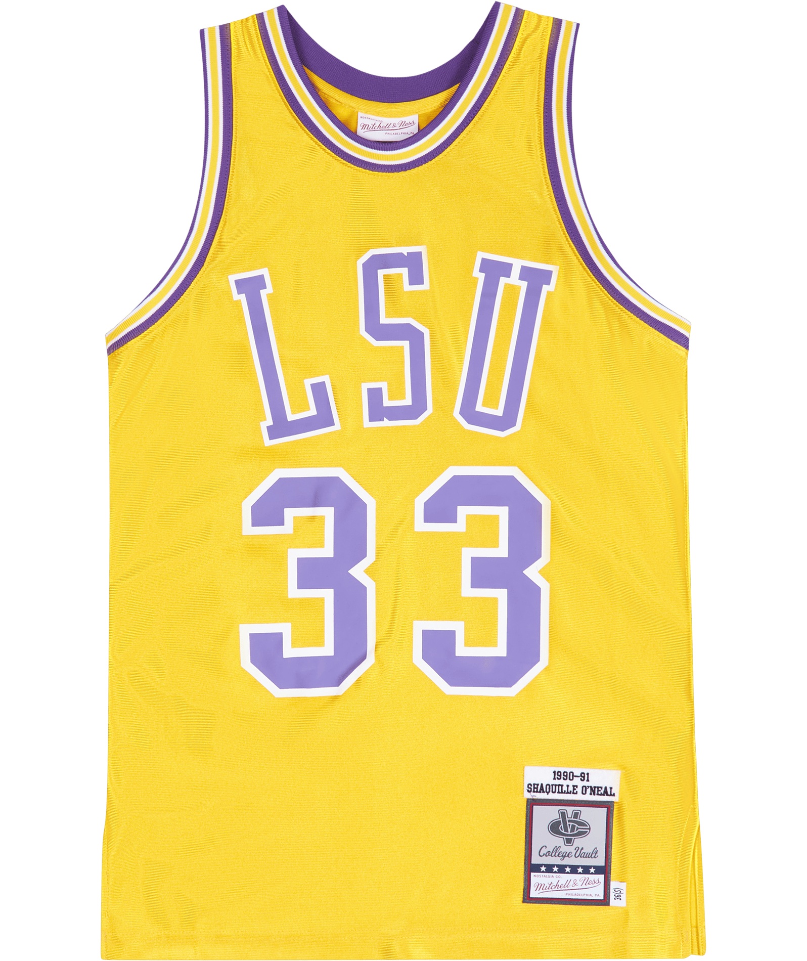 1990 -91 LSU Home Jersey