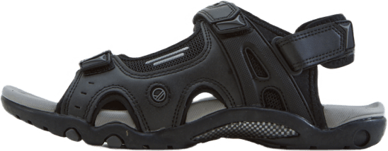 Posta 2 Men's Sandals Black, Male, Kengät, Sandaalit ja Tohvelit, sandaalit, Musta, EU 45