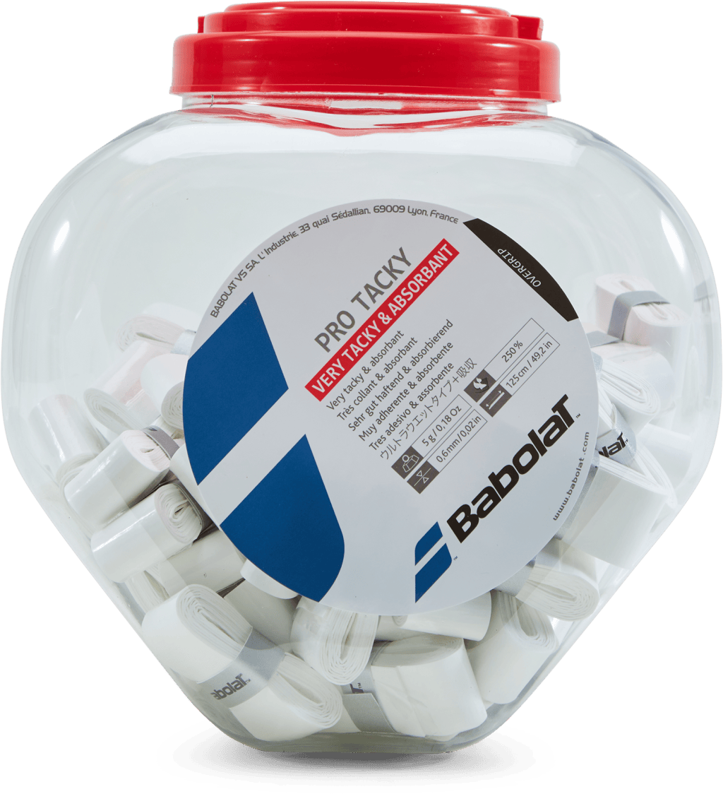 Pro Tacky 60-pack Box White, Unisex, Utrustning, racketar, Padel, Vit, ONESIZE