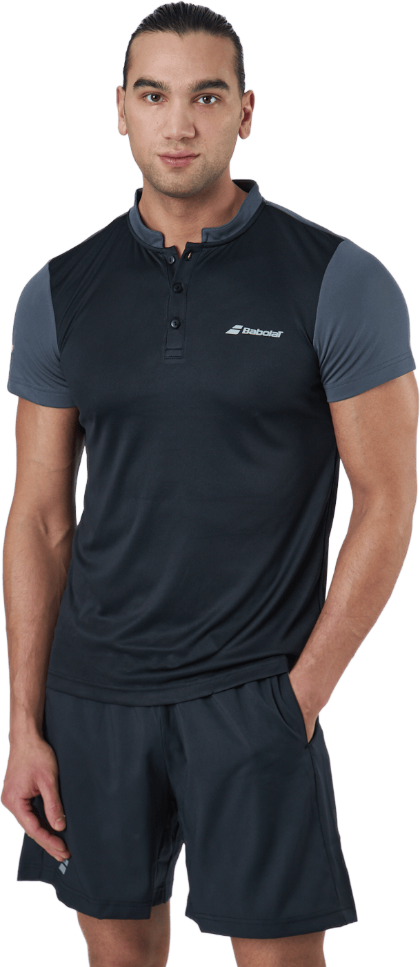 Polo Play Black, Male, Apparels, T-shirt, Squash, Blue, S