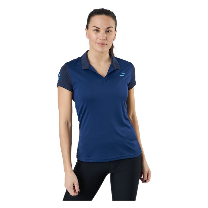 Polo Play Women Blue, Female, Kleding, T-shirt, Squash, Blauw, M
