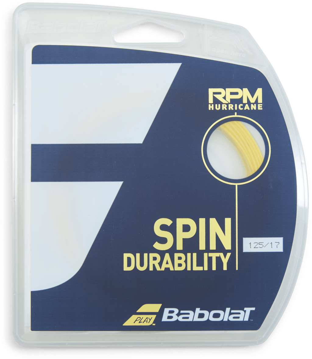 Rpm Hurricane 12m 1,25 Yellow, Unisex, varusteet, mailat, Tennis, Keltainen, ONESIZE