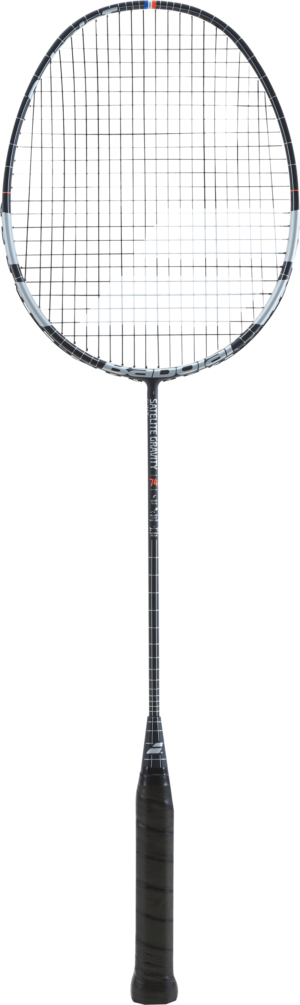 Satelite Gravity 74 Ltd Black, Unisex, Utrustning, racketar, Badminton, Vit, ONESIZE