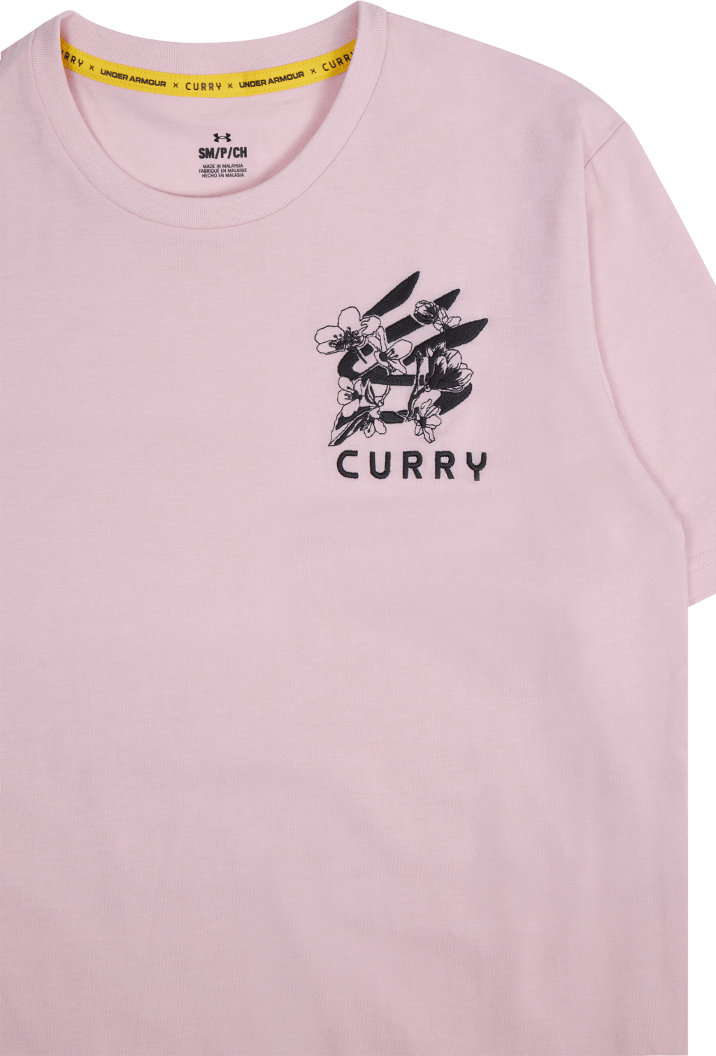 Ua Curry Lc Logo  Ss Retro Pink /  / Black