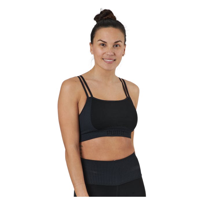 Low Impact Formknit Seamless B Puma Black, Female, Odevy, Športová podprsenka, Yoga, Čierna, M