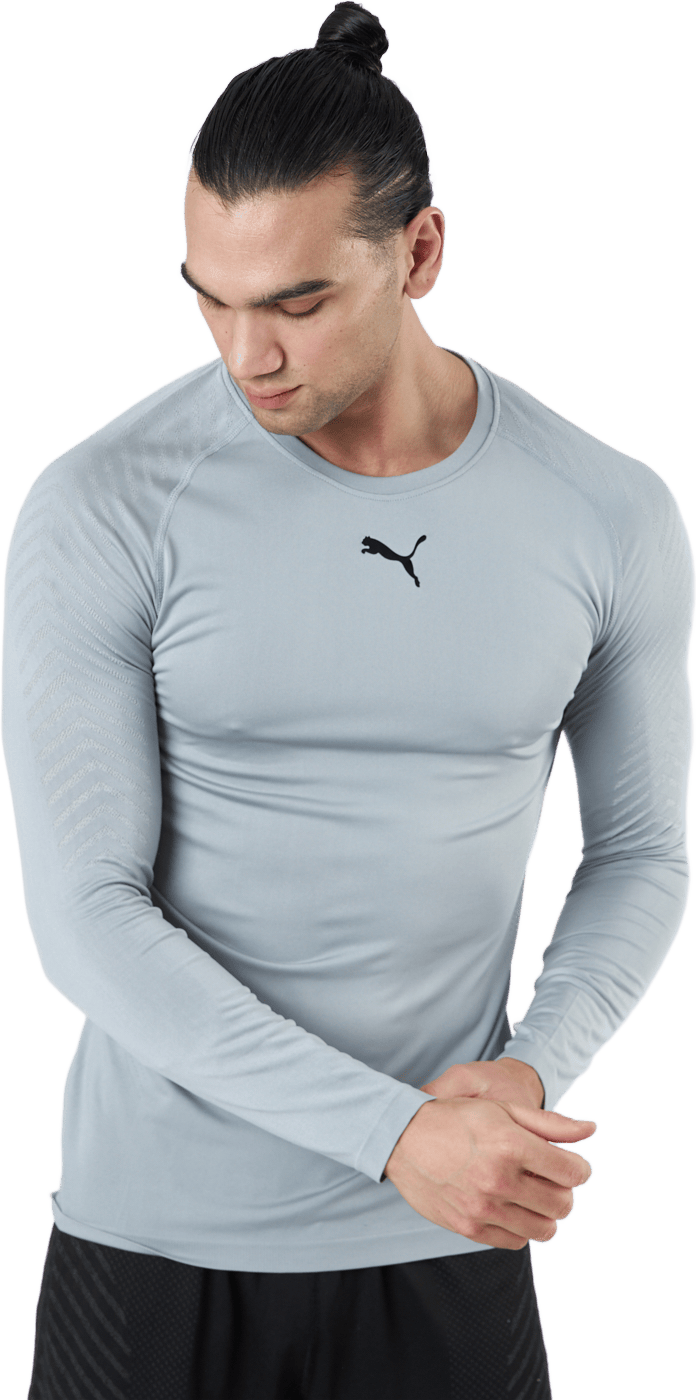 Train Formknit Seamless Ls Tee Medium Gray Heather - Bild 2