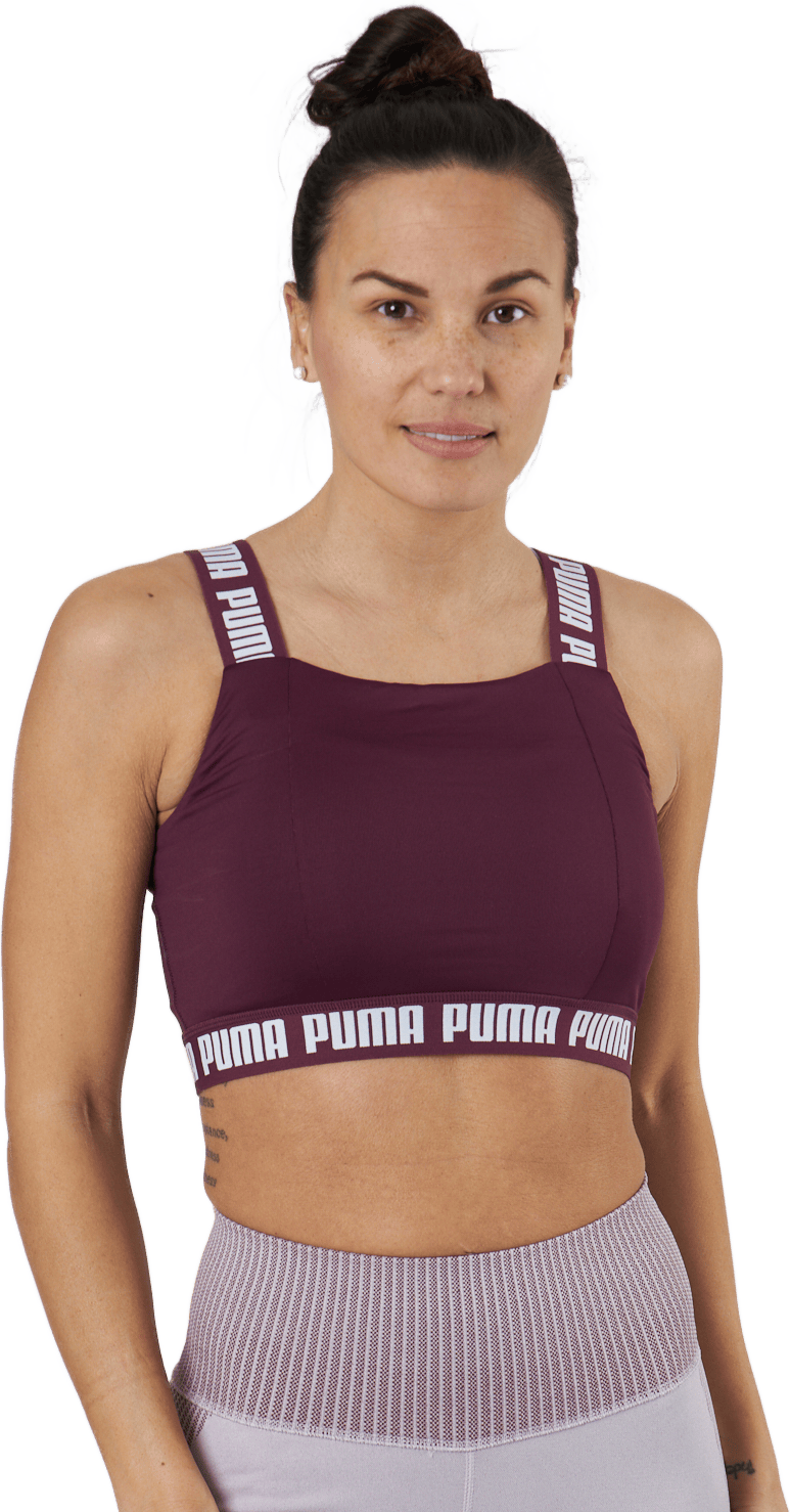 Puma Strong Crop Top Grape Wine