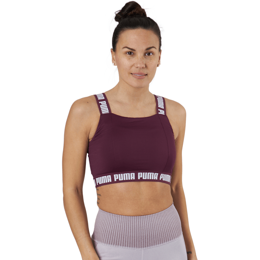 Puma Strong Crop Top Grape Wine