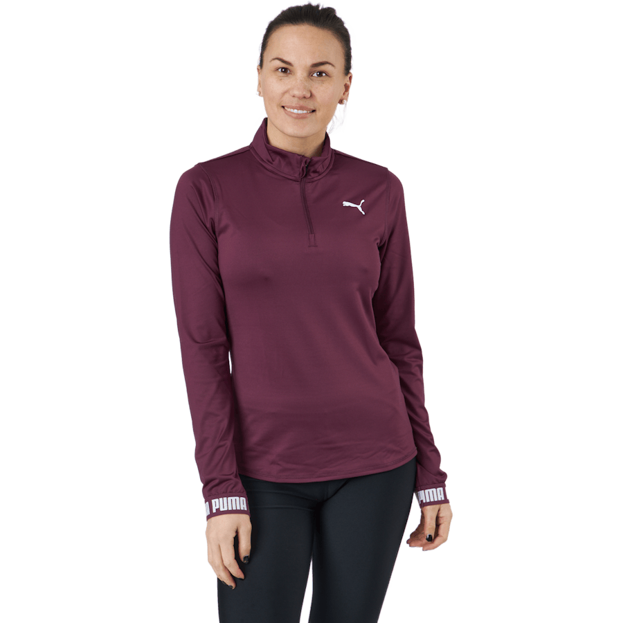 Train Puma Strong 1/4 Zip Grape Wine