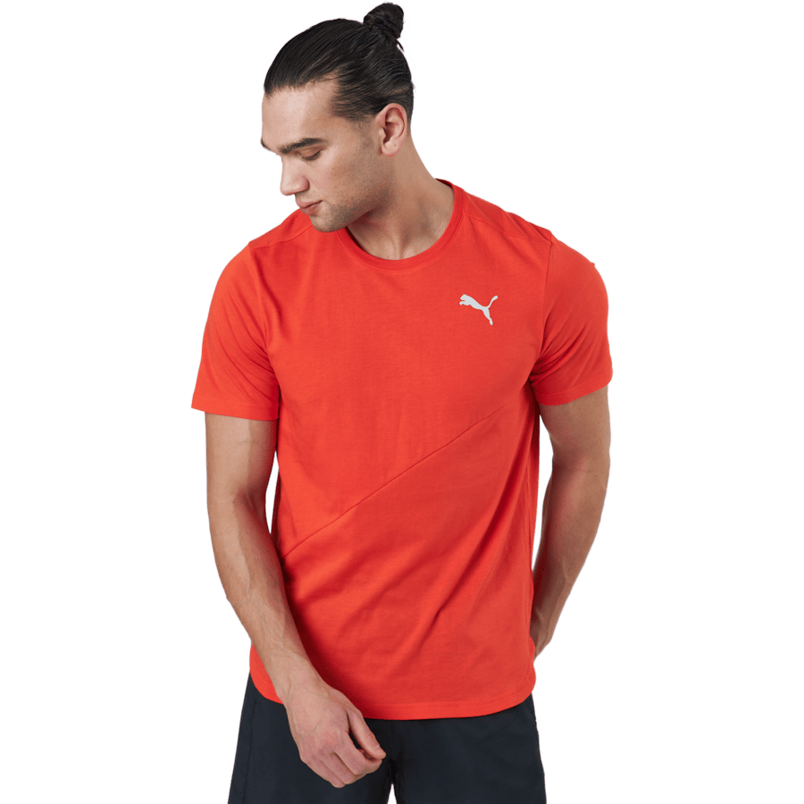 Train Logo Ss Tee Cherry Tomato - Bild 2