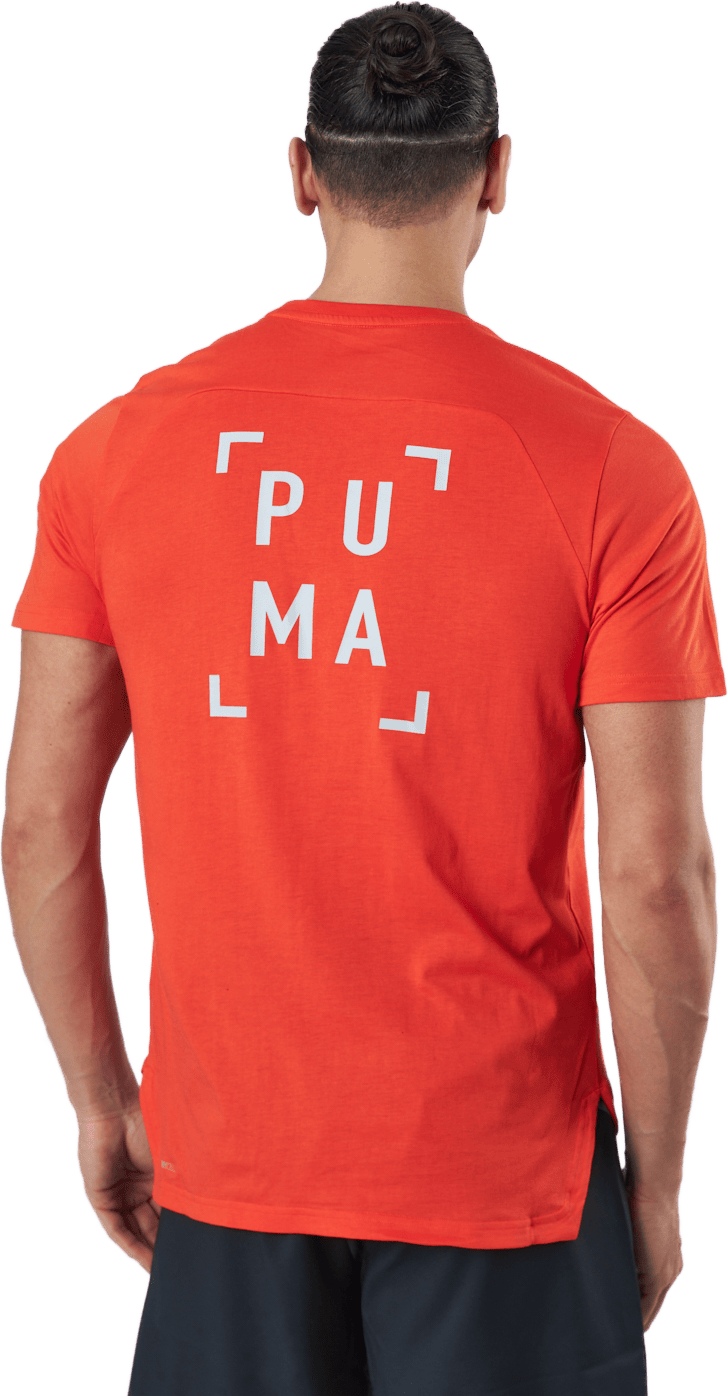 Train Logo Ss Tee Cherry Tomato - Bild 3