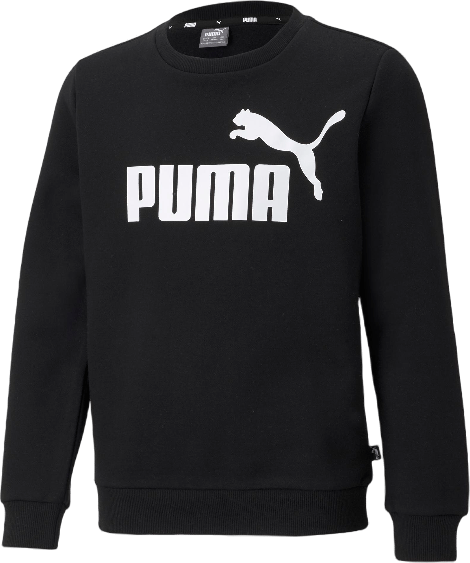 Ess Big Logo Crew Fl B Puma Black