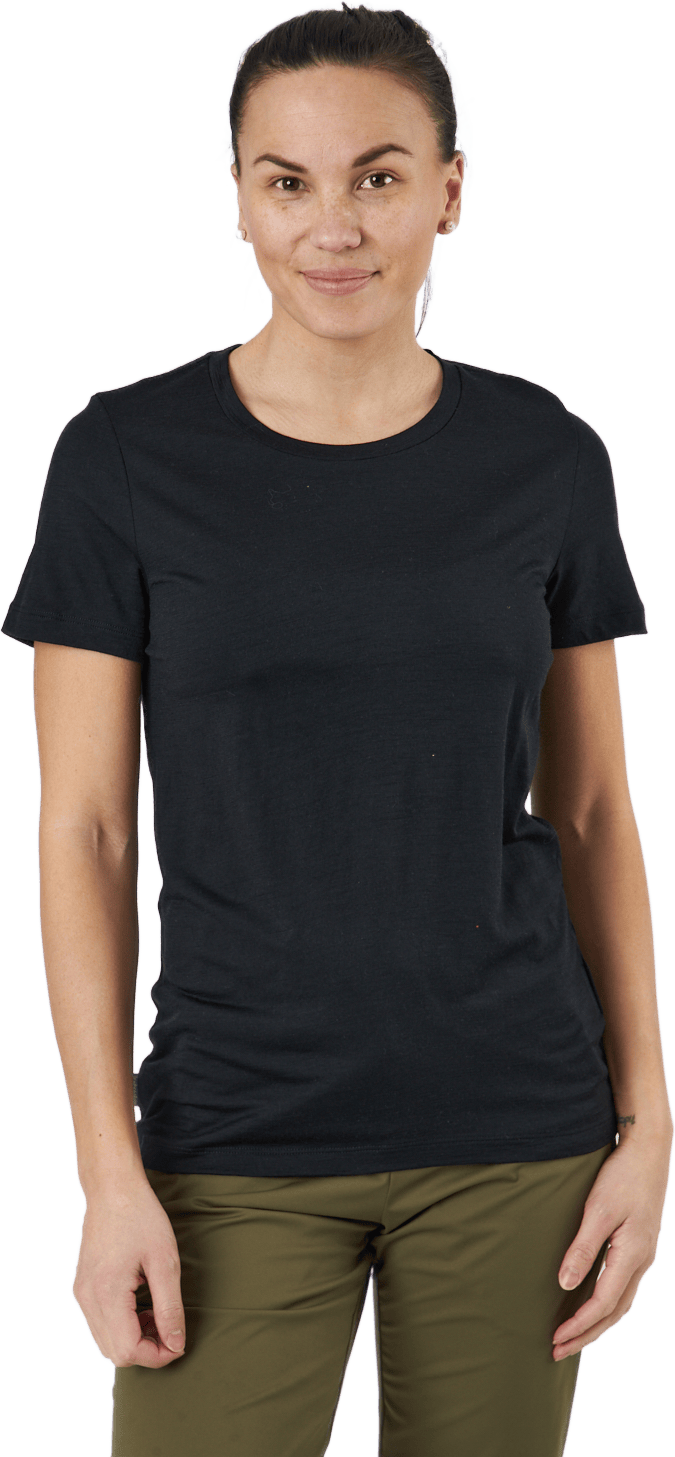 Tech Lite Ii Ss Tee Black, Female, Apparels, T-shirt, Black, XL