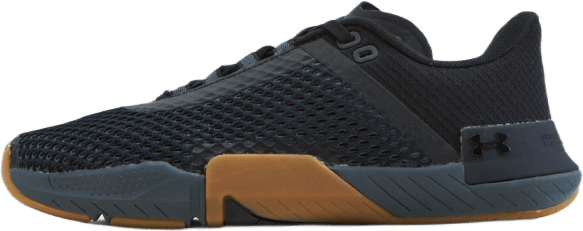 Ua Tribase Reign 4 Black / Pitch Gray / Black, Male, Sapatos, Tênis de treinamento, Treino, Preto, EU 43