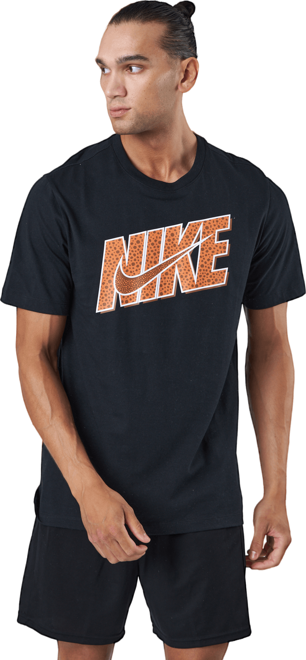 Nike Sportswear Men's T-shirt Black/hot Curry, Male, Aparelhos, Camisa, L