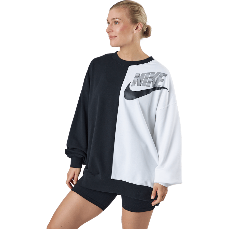 W Nsw Ft Flc Oos Crew Dnc Black/white