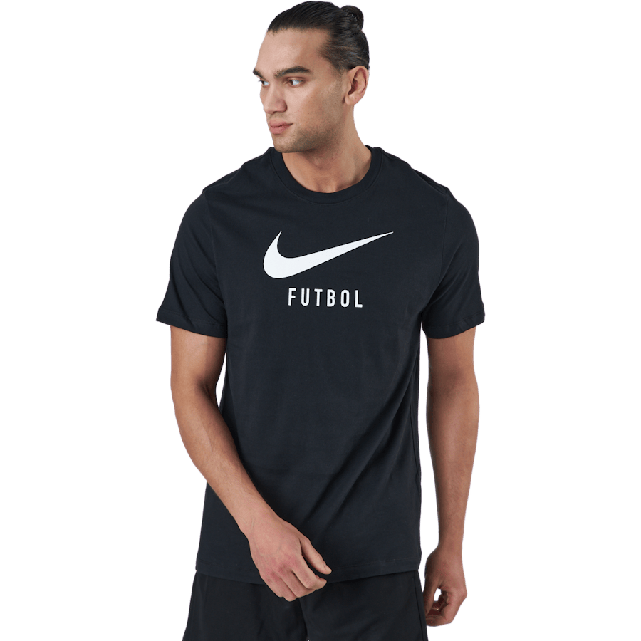 Nike Swoosh Men’s Soccer T-shi Black/white