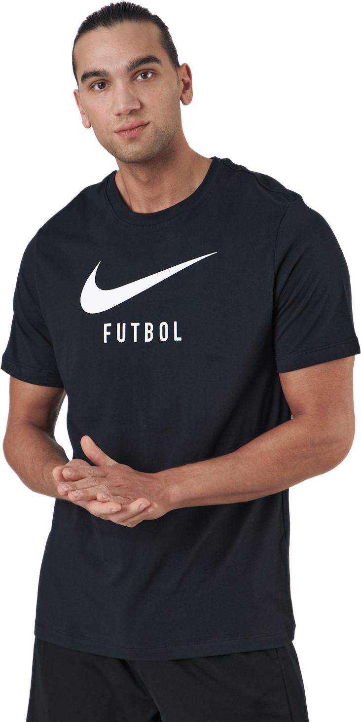 Nike Swoosh Men's Soccer T-shi Black/white - Bild 2