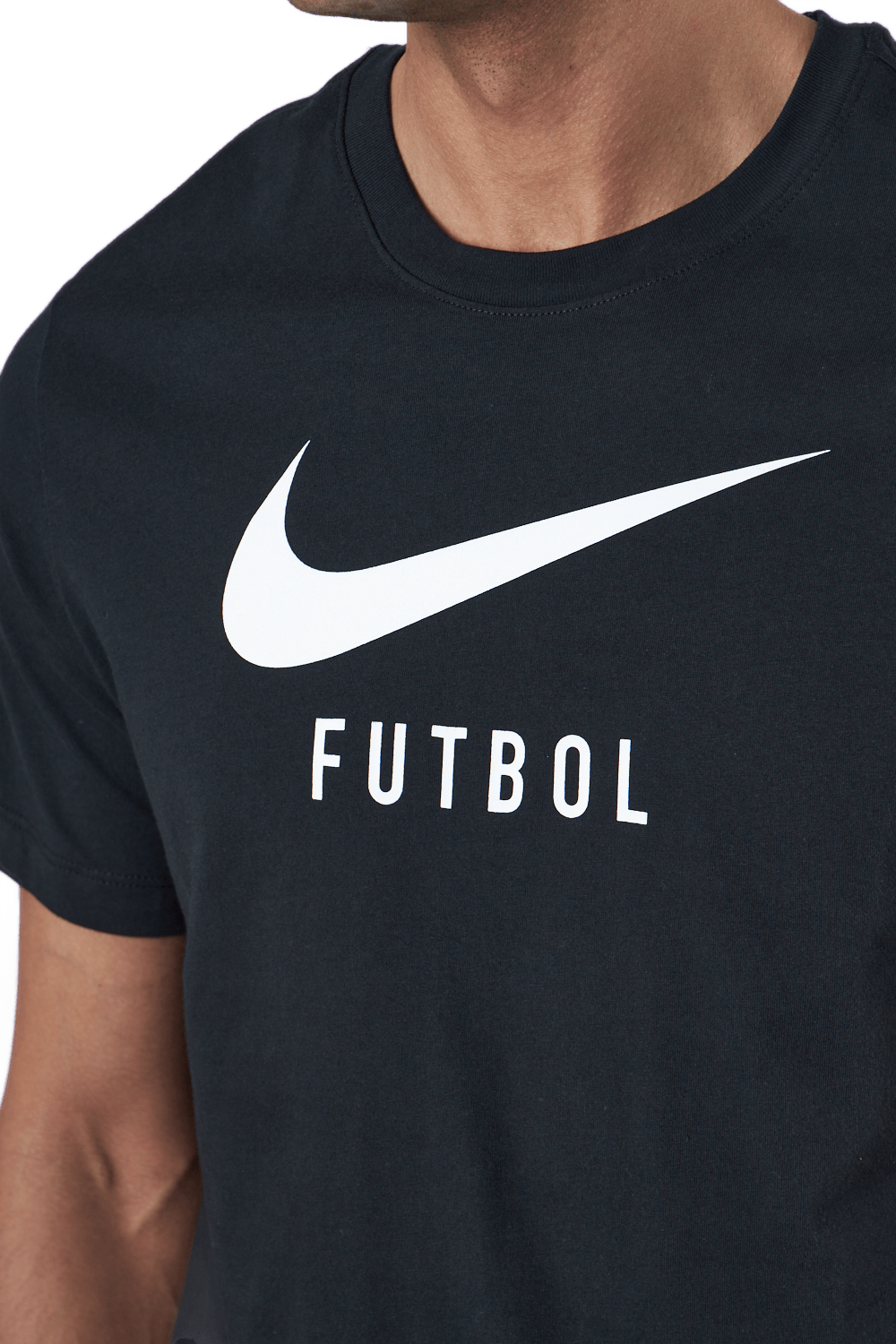 Nike Swoosh Men's Soccer T-shi Black/white - Bild 4