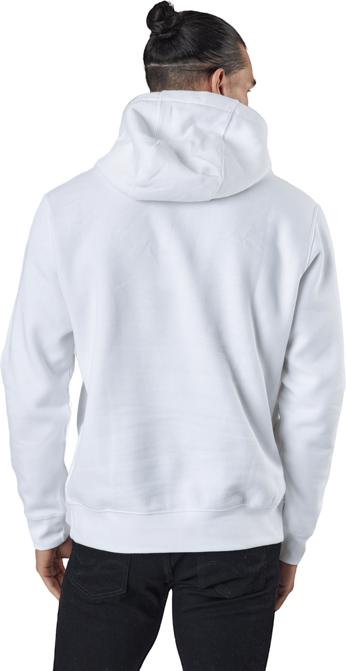 Sportswear Club Fleece Pullover Hoodie WHITE/WHITE/BLACK - Bild 3