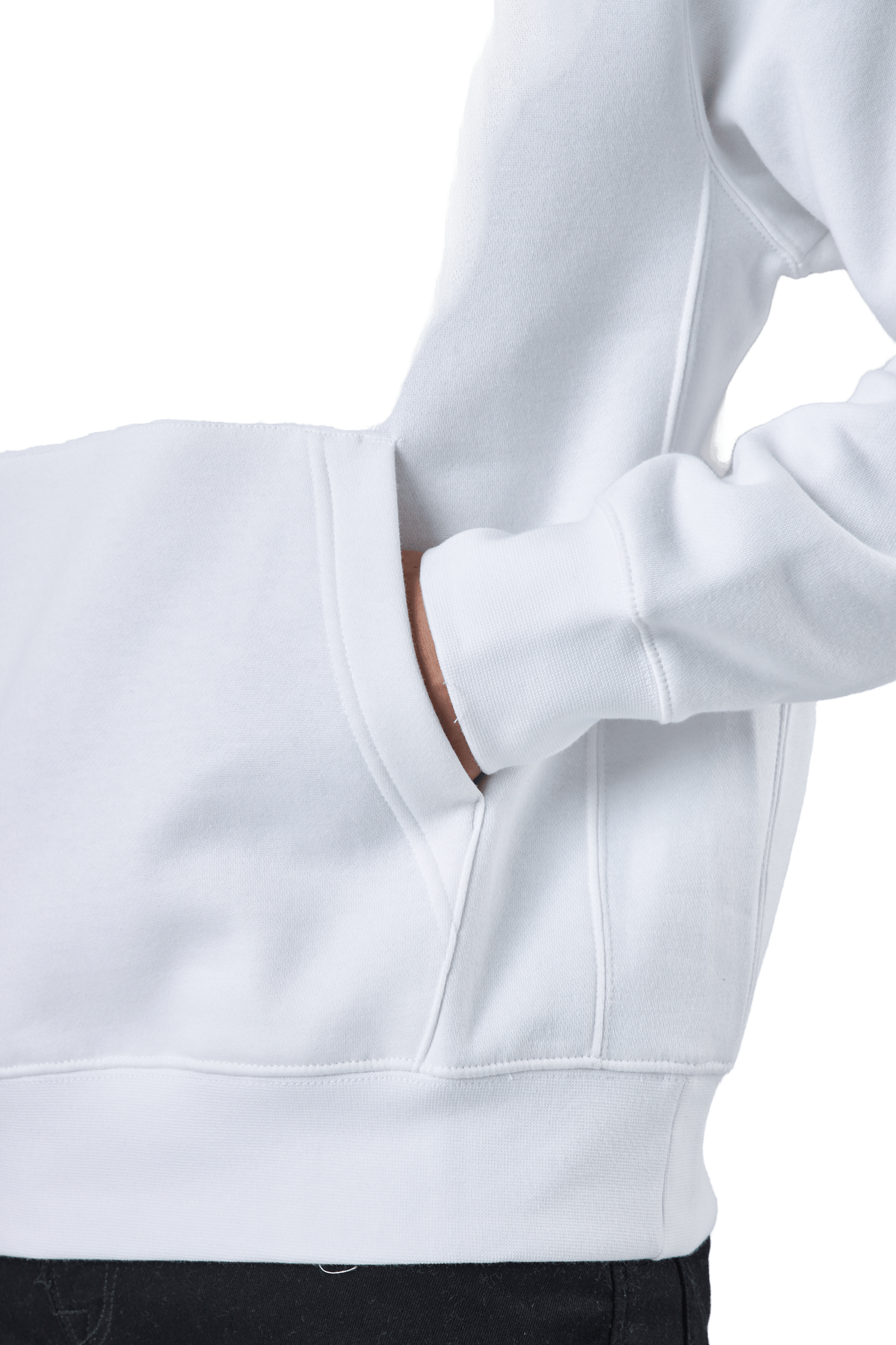 Sportswear Club Fleece Pullover Hoodie WHITE/WHITE/BLACK - Bild 5