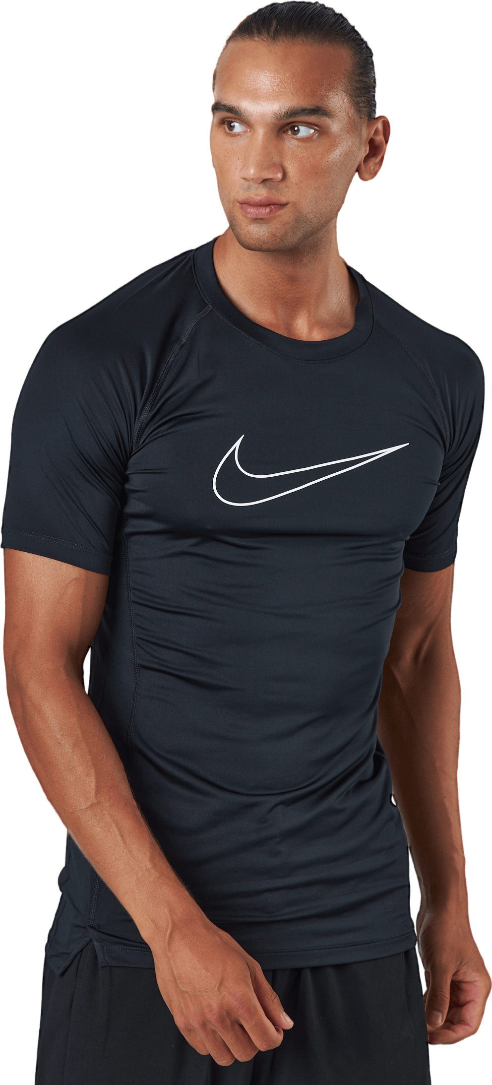 Pro Dri-FIT Men’s Tight Fit Short-Sleeve Top BLACK/WHITE