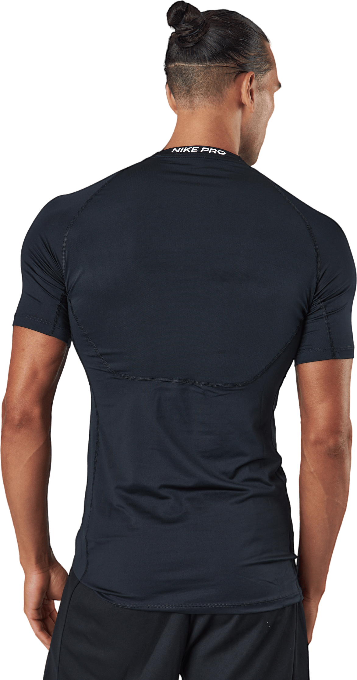 Pro Dri-FIT Men's Tight Fit Short-Sleeve Top BLACK/WHITE - Bild 3