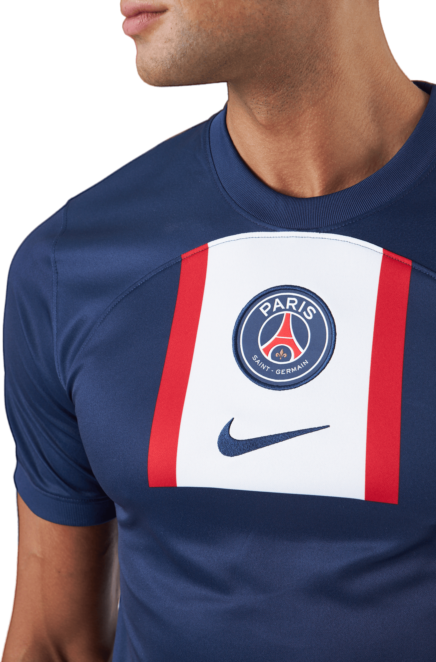 Psg M Nk Df Stad Jsy Ss Hm Midnight Navy/white/midnight N - Bild 4