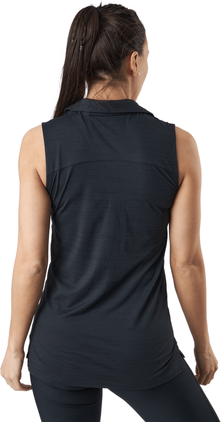 W Cloudspun Coast Sl Polo Puma Black Heather - Bild 3