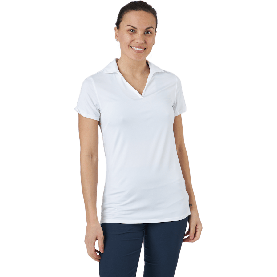 W Cloudspun Coast Polo Bright White