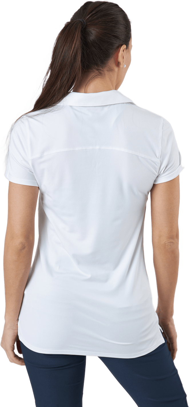 W Cloudspun Coast Polo Bright White - Bild 4