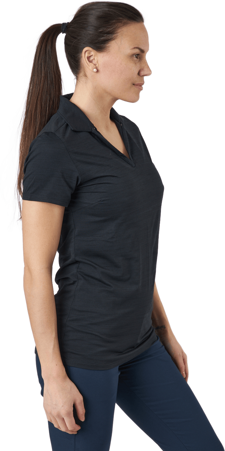 W Cloudspun Coast Polo Puma Black Heather - Bild 2