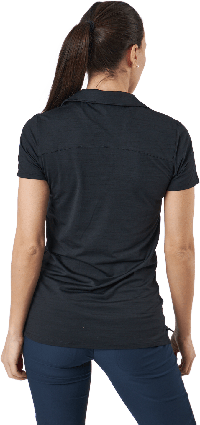 W Cloudspun Coast Polo Puma Black Heather - Bild 3