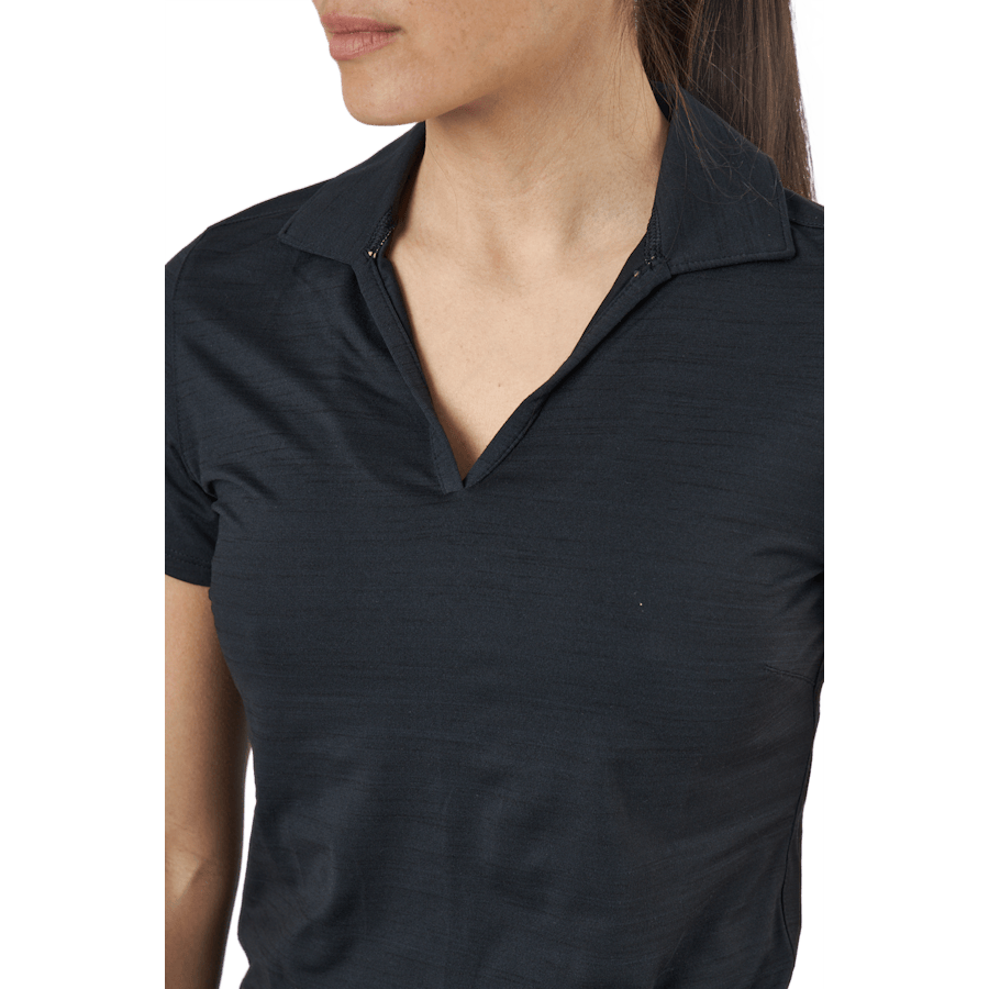 W Cloudspun Coast Polo Puma Black Heather - Bild 4