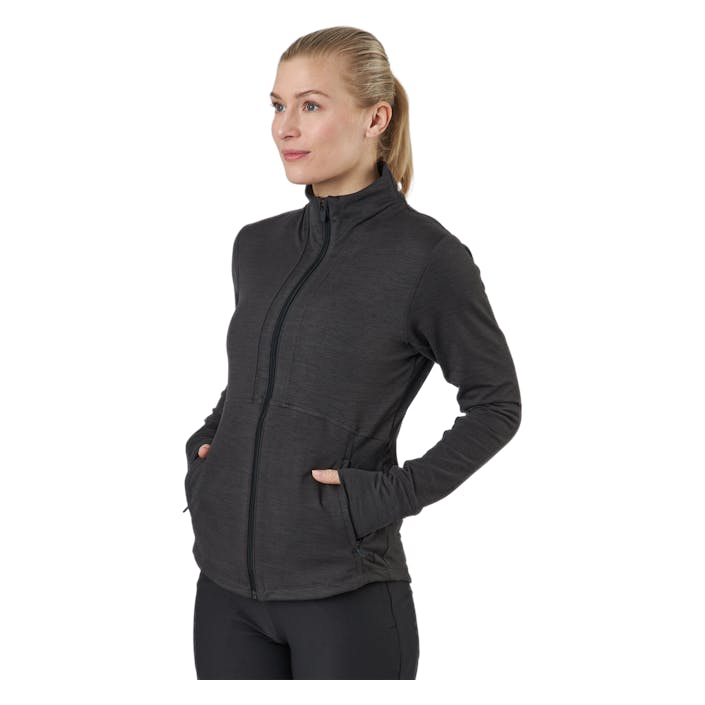 W Cloudspun Daybreak Jacket Puma Black Heather, Female, Kläder, jackor, Golf, Svart, XL