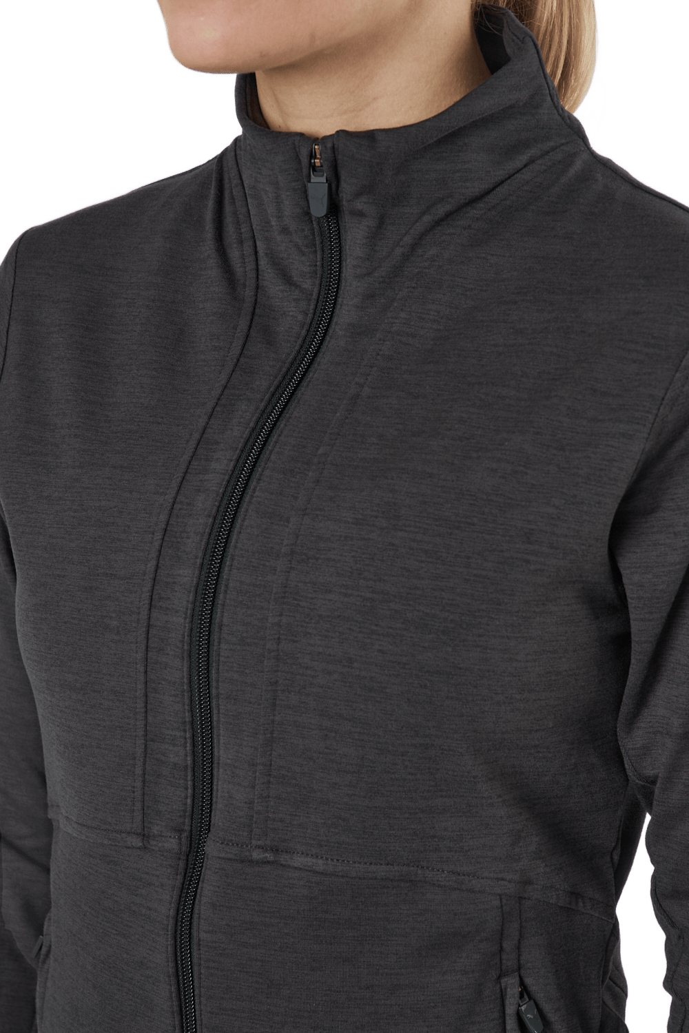W Cloudspun Daybreak Jacket Puma Black Heather - Bild 4