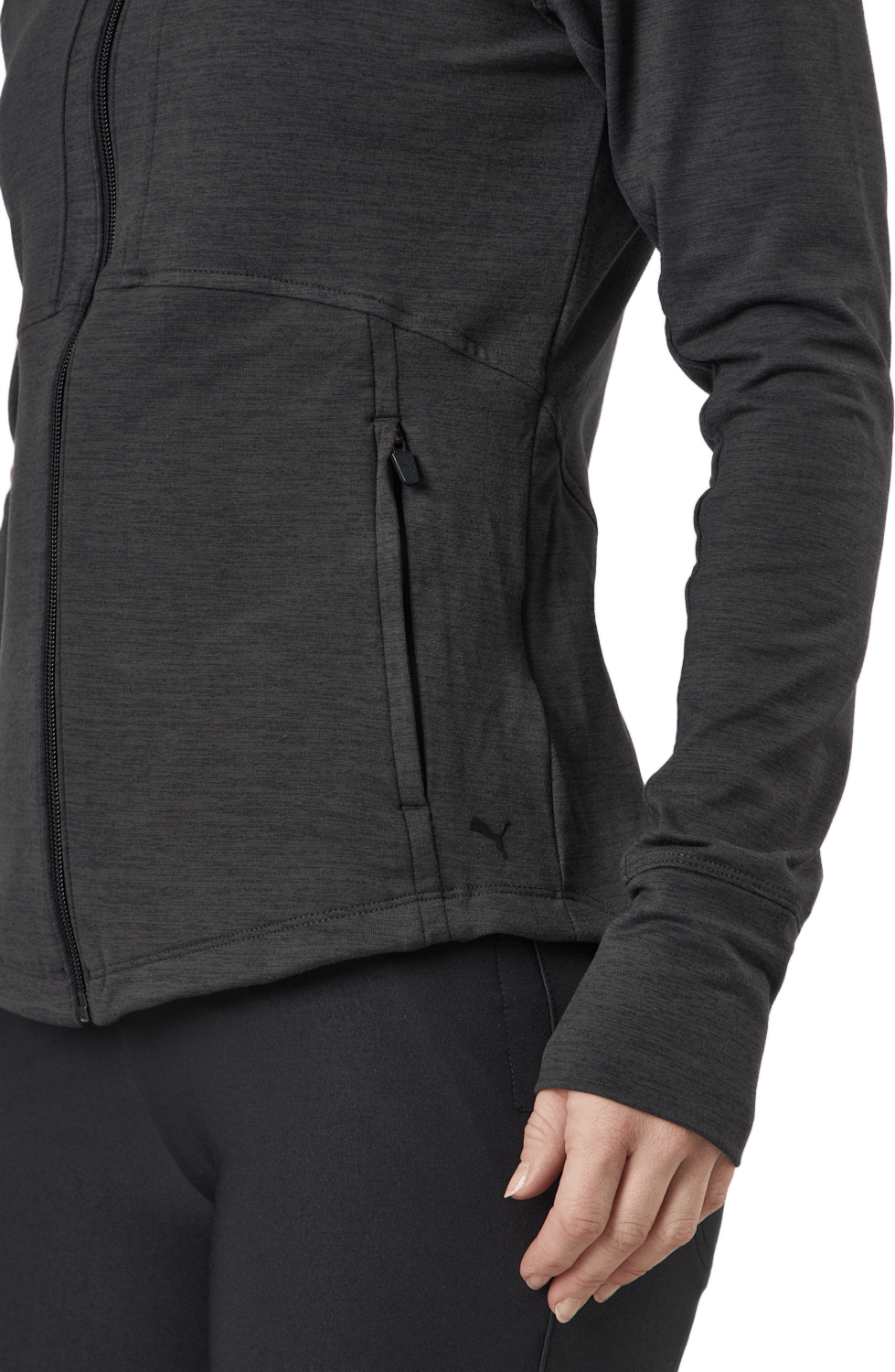 W Cloudspun Daybreak Jacket Puma Black Heather - Bild 5